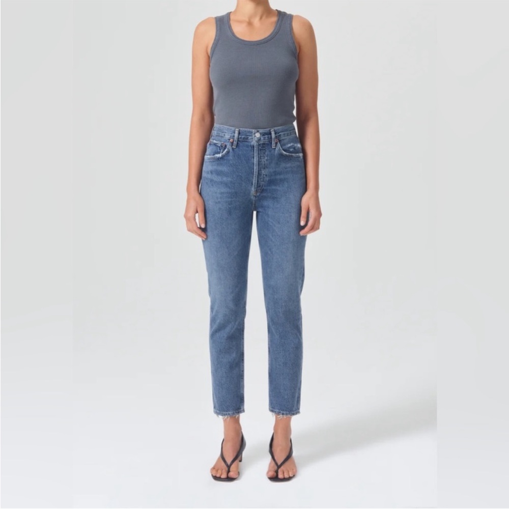Agolde Riley Jeans High Rise Crop 27